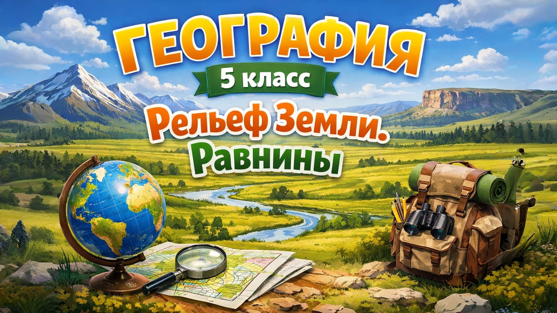 Рельеф Земли. Равнины