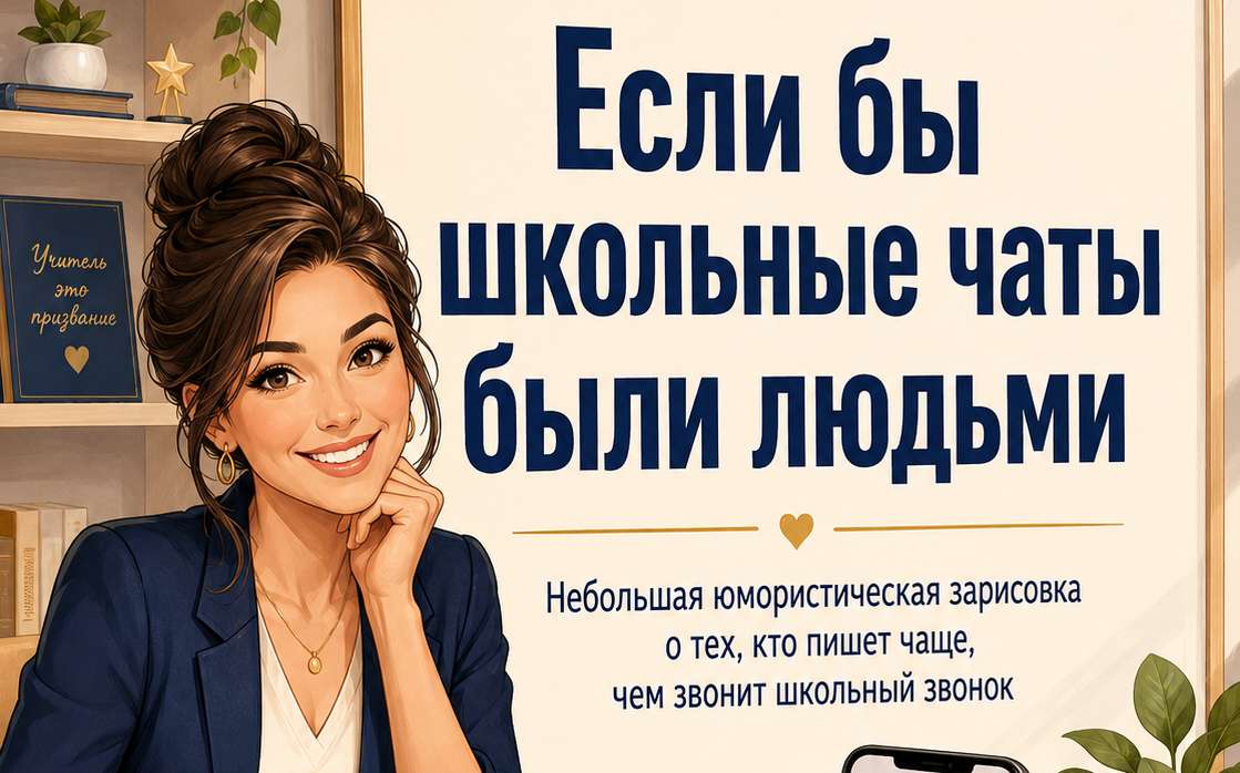 Если бы школьные чаты были людьми