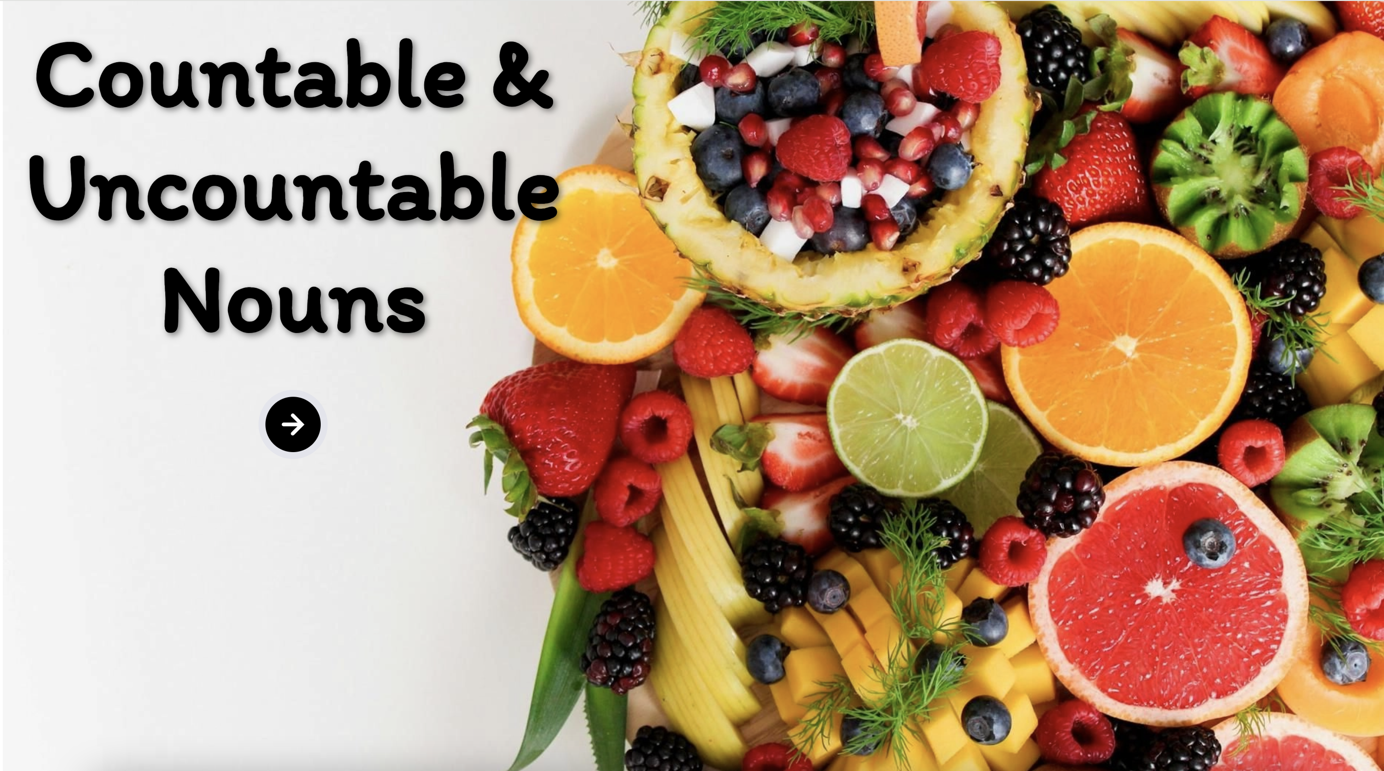 Countable & Uncountable Nouns