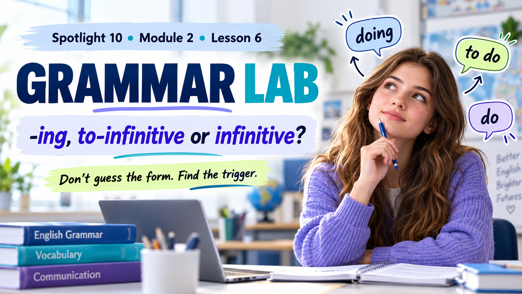Grammar Lab -ing, to-infinitive or infinitive?