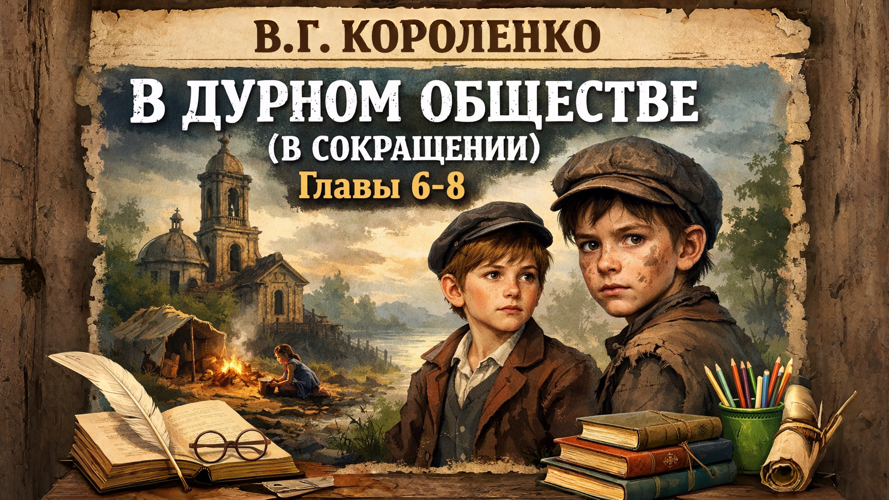 В. Короленко. В дурном обществе (в сокращении). Главы 6-8