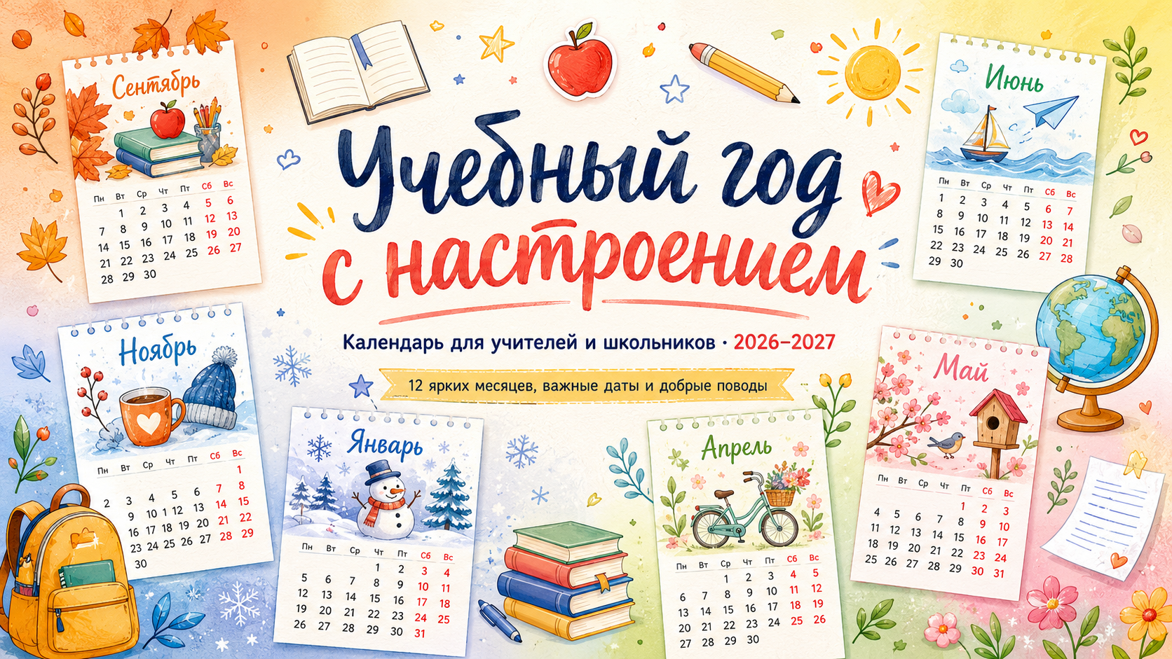Готов первый календарь на 2026-27 учебный год