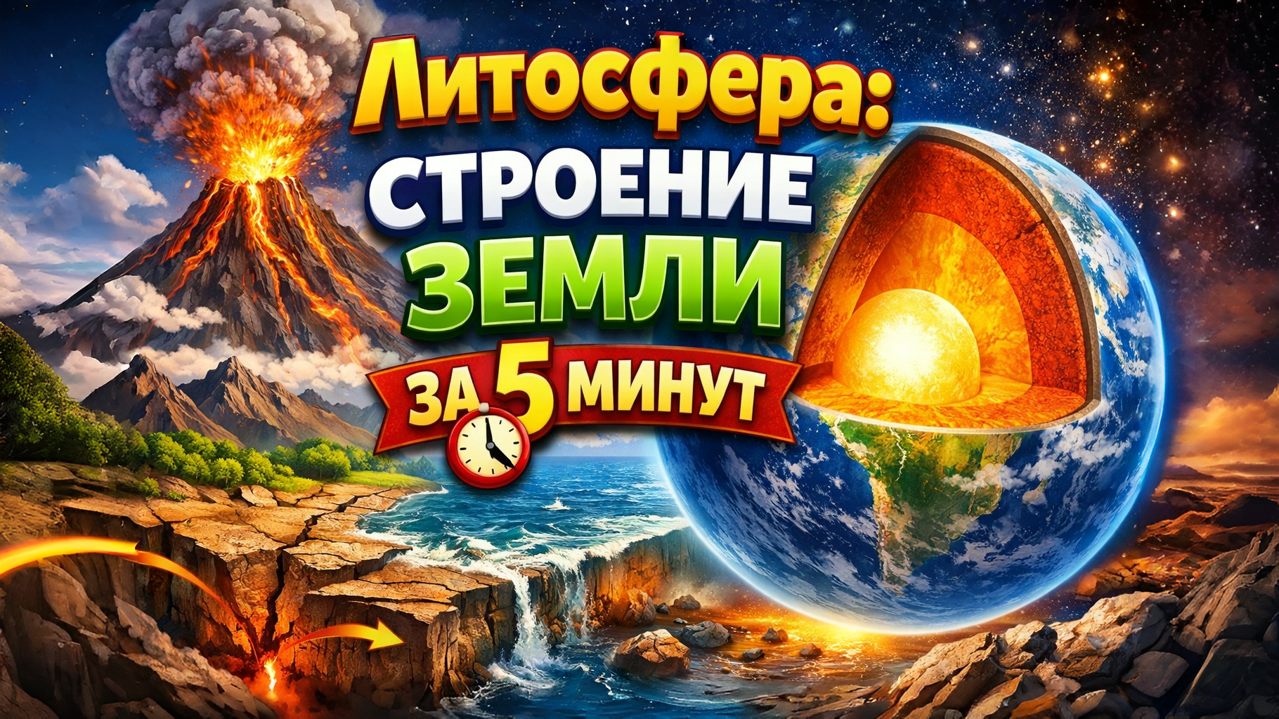 Литосфера за 5 минут