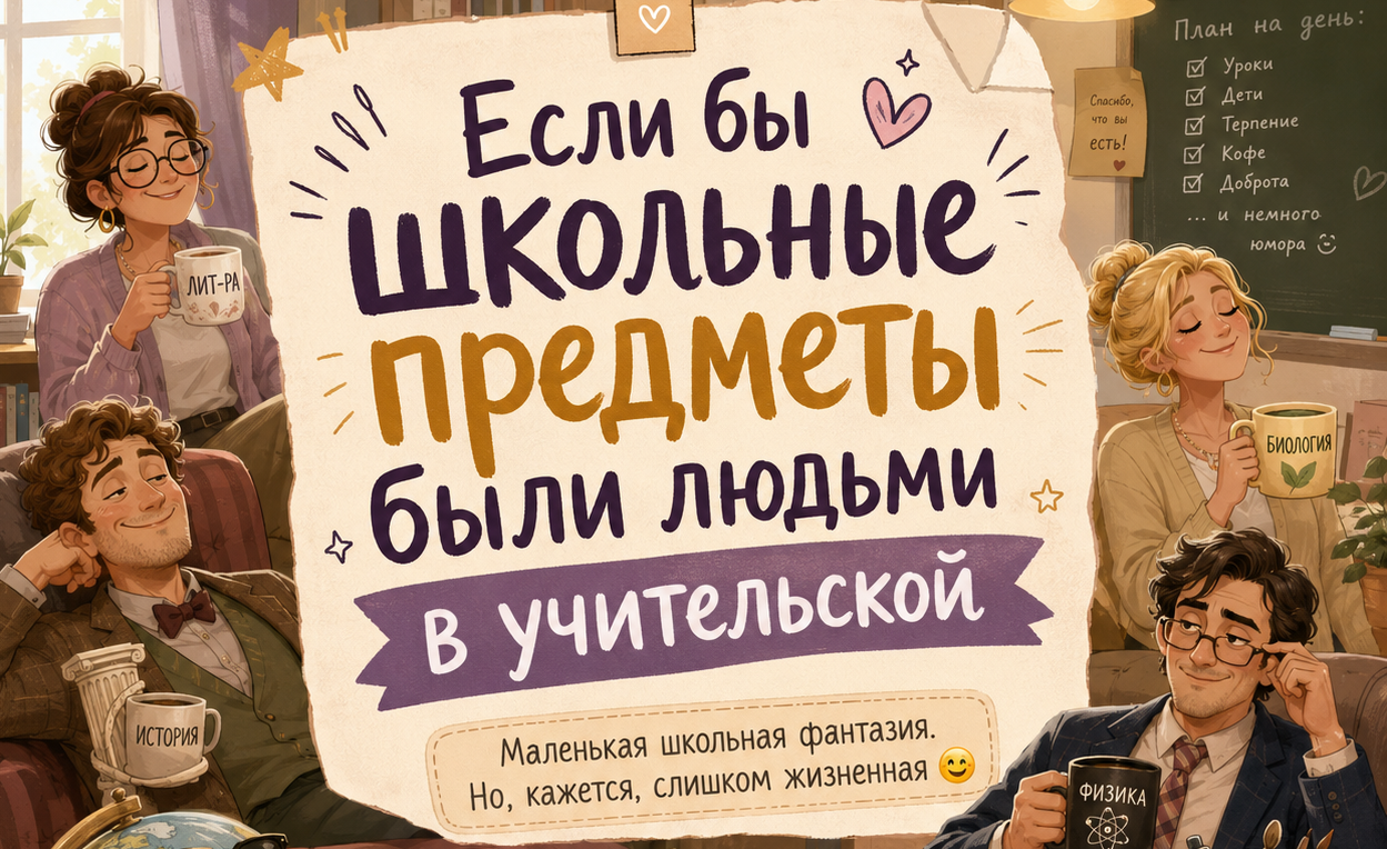 Если бы школьные предметы были людьми