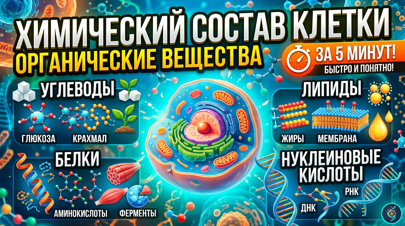 Химический состав клетки: органические вещества