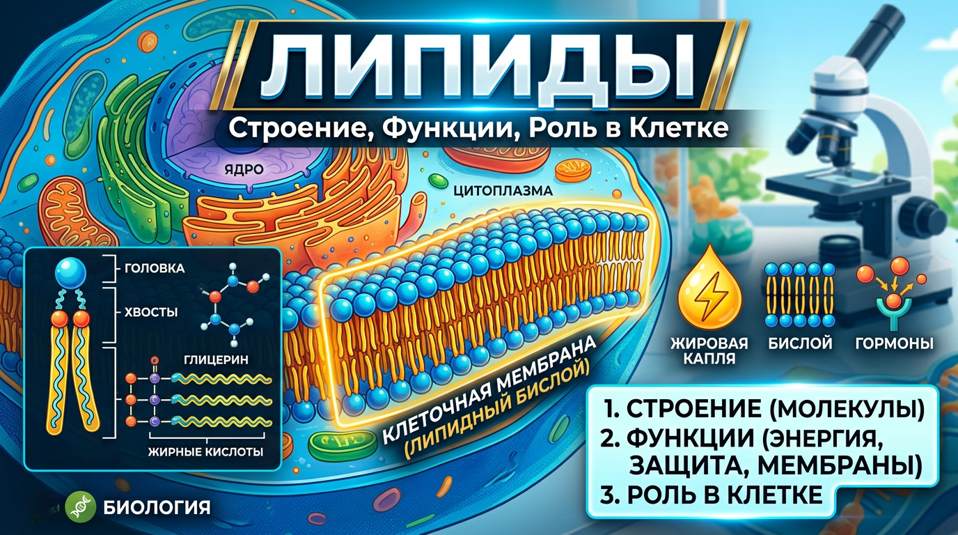 Липиды: строение, функции, роль в клетке